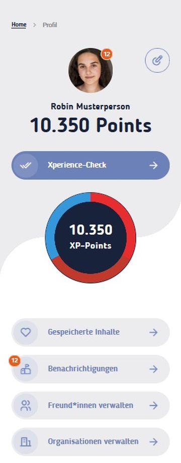 Bild vom Profil ohne Header.